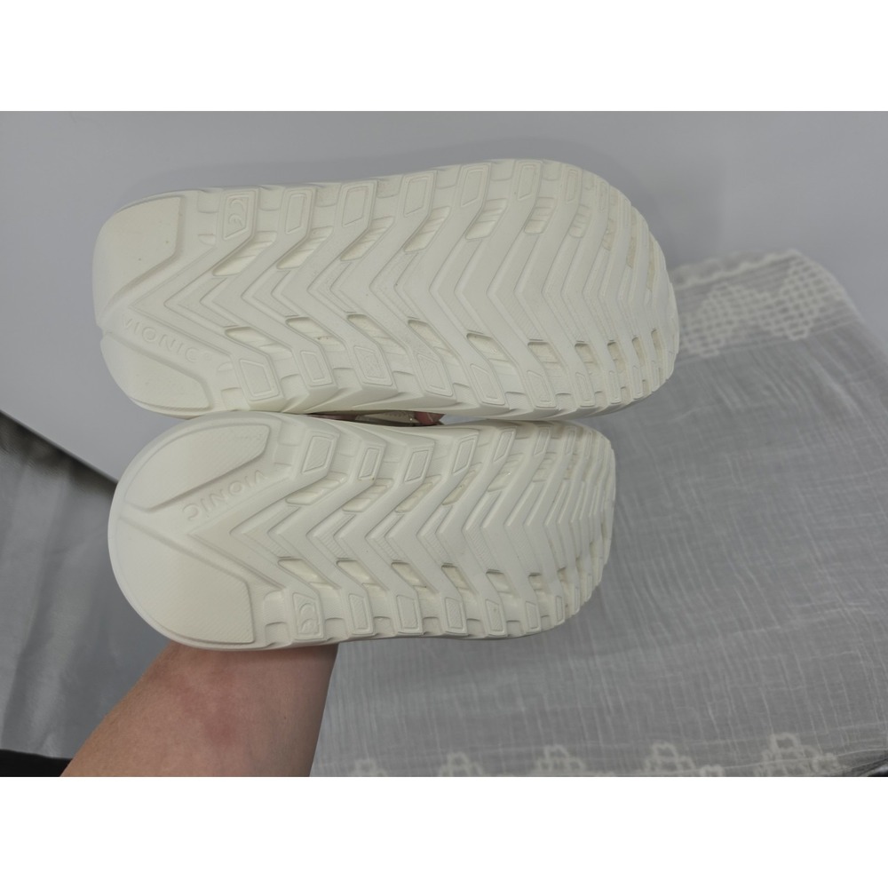Vionic Renewal Adjustable Recovery Slide Sandals Cream Tan Women's Size 8 - Picture 15 of 16